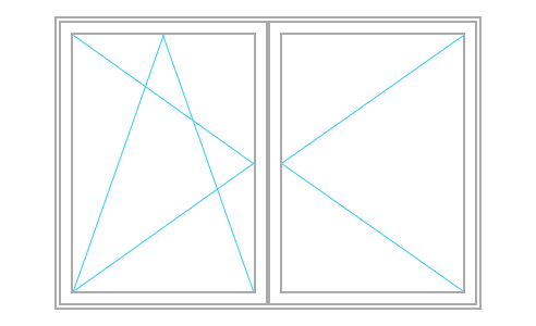 Two sash turn & tilt + turn